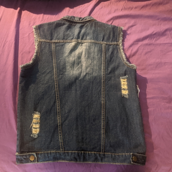 Distressed Jean Jacket - Picture 2 of 3